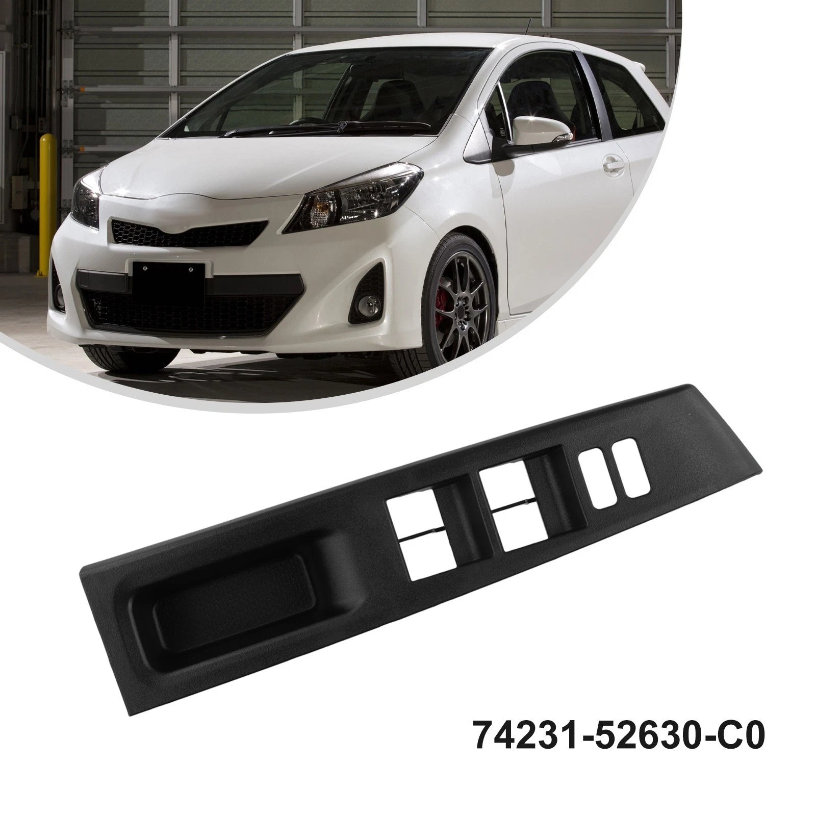 Front Armrest Upper Panel for Toyota Vitz (2010–2014) RHD