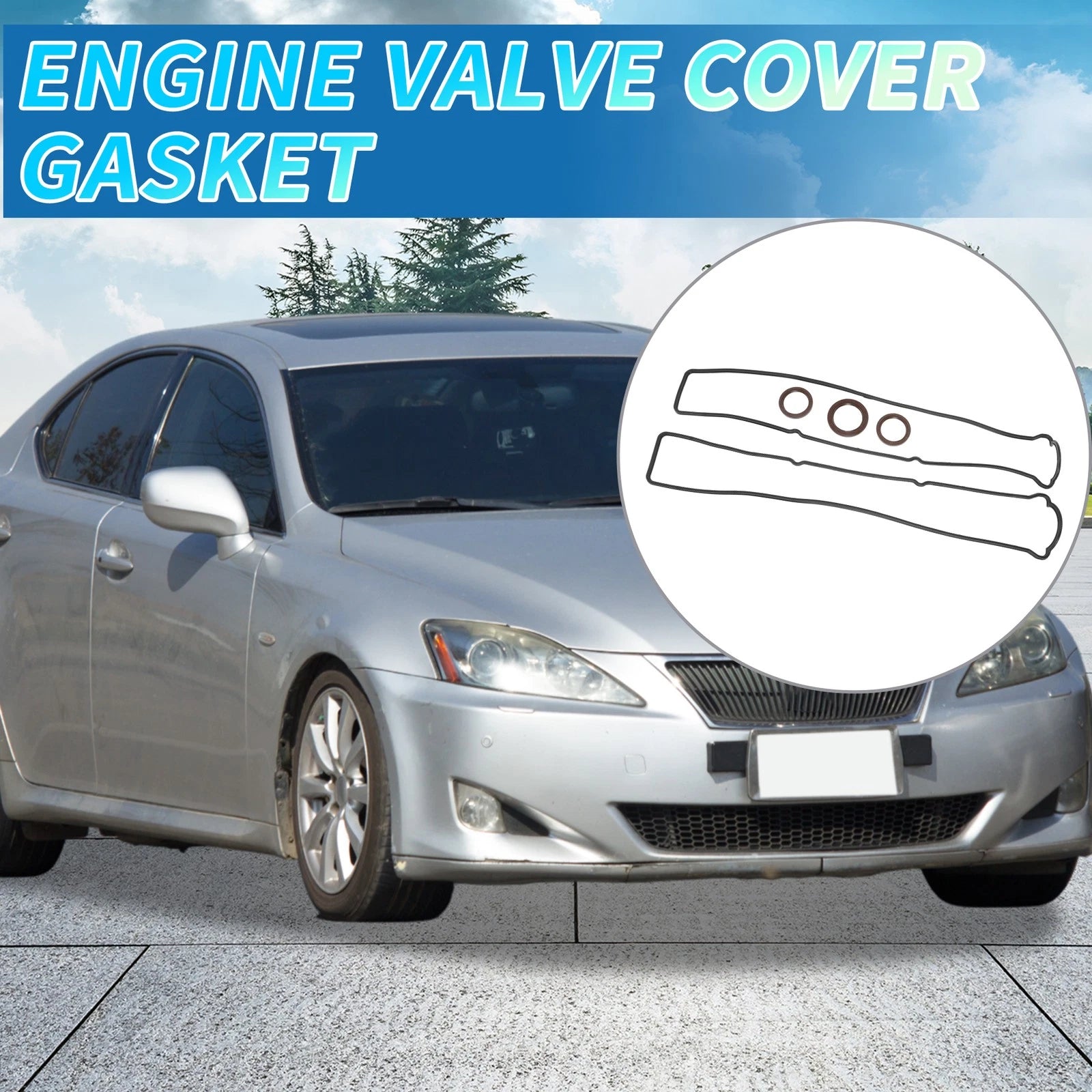 Valve Cover Gasket Replacement Set for Lexus GS300 1993–2005 (3.0L)