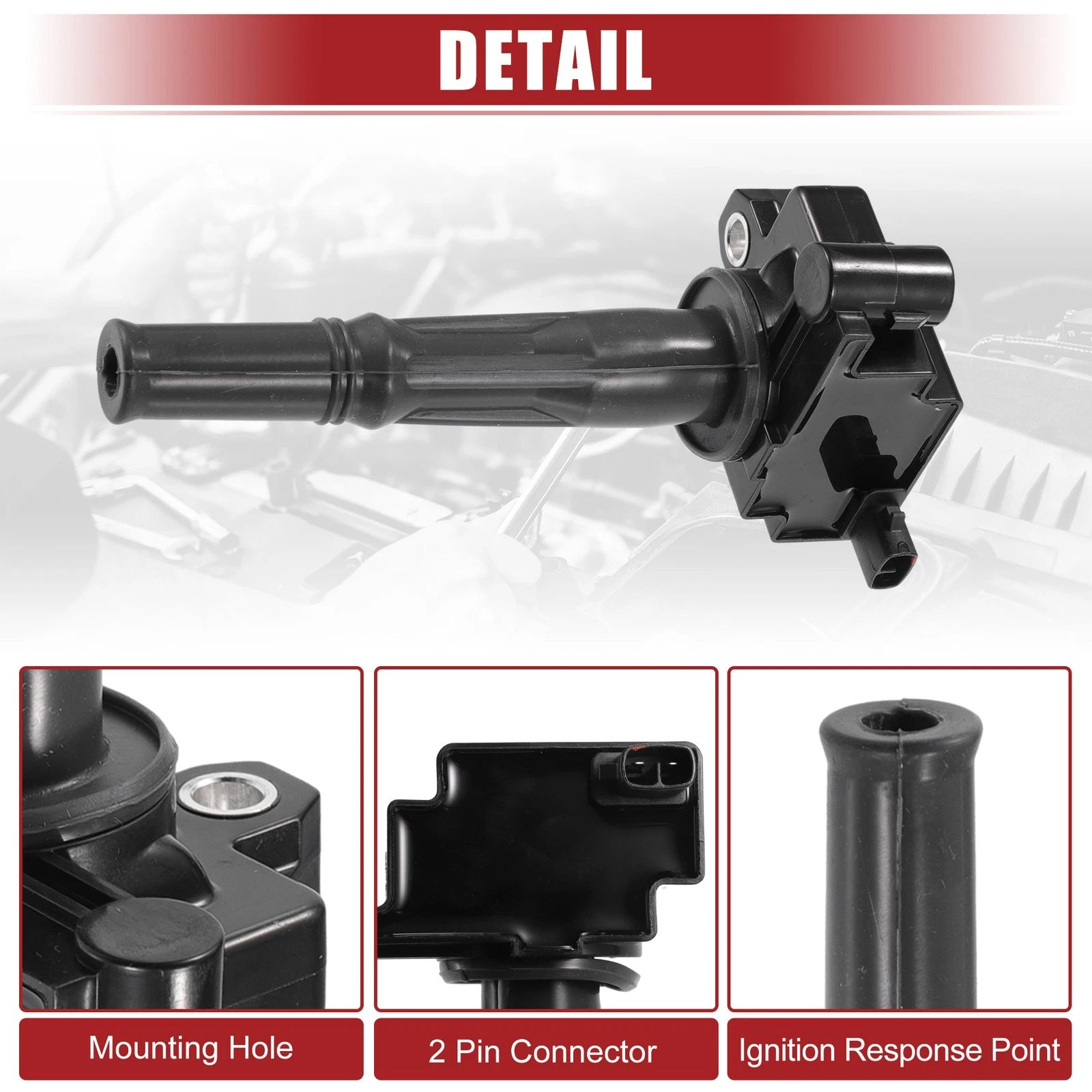 Ignition Coil Set Replacement for Toyota Tercel (1995–1999) (2 Pieces)