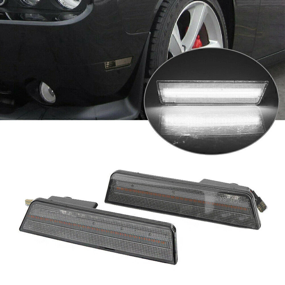 LED Front Side Marker Lights for Dodge Challenger (2008–2014) & Charger (2011–2014)