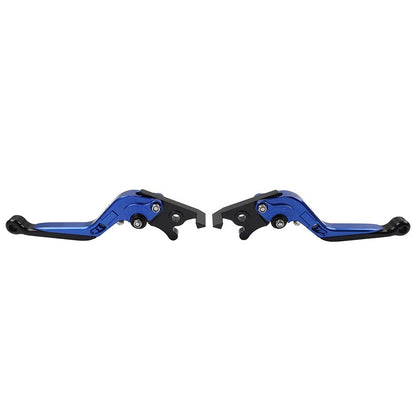 Folding Extendable Brake Clutch Levers for Suzuki GSXR750 GSXR600 (2000–2023) Blue