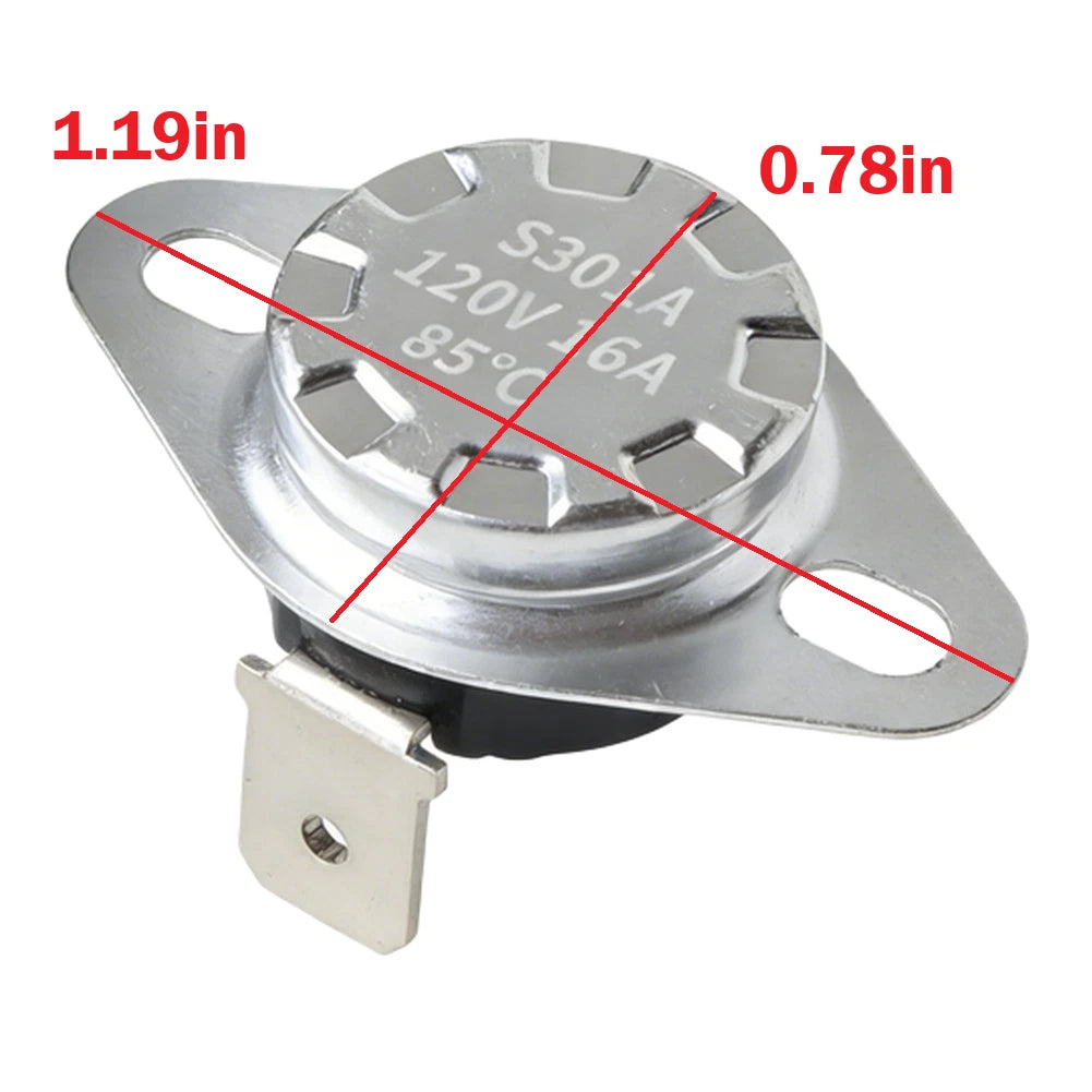 2-Pack Dryer Blower Thermostat for Samsung Kenmore Units
