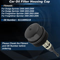 Oil Filter Housing Cap for Dodge Sprinter 2500 (2003–2006) 6111800210
