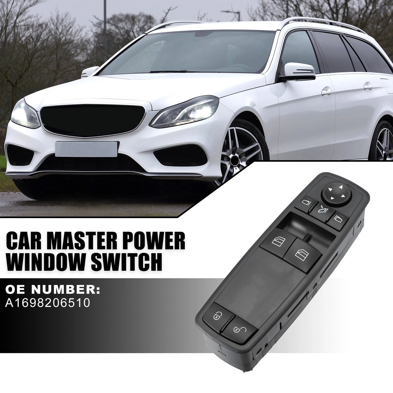 Power Window Switch Replacement for Mercedes W169 W245 A200 A180 (2004–2012)