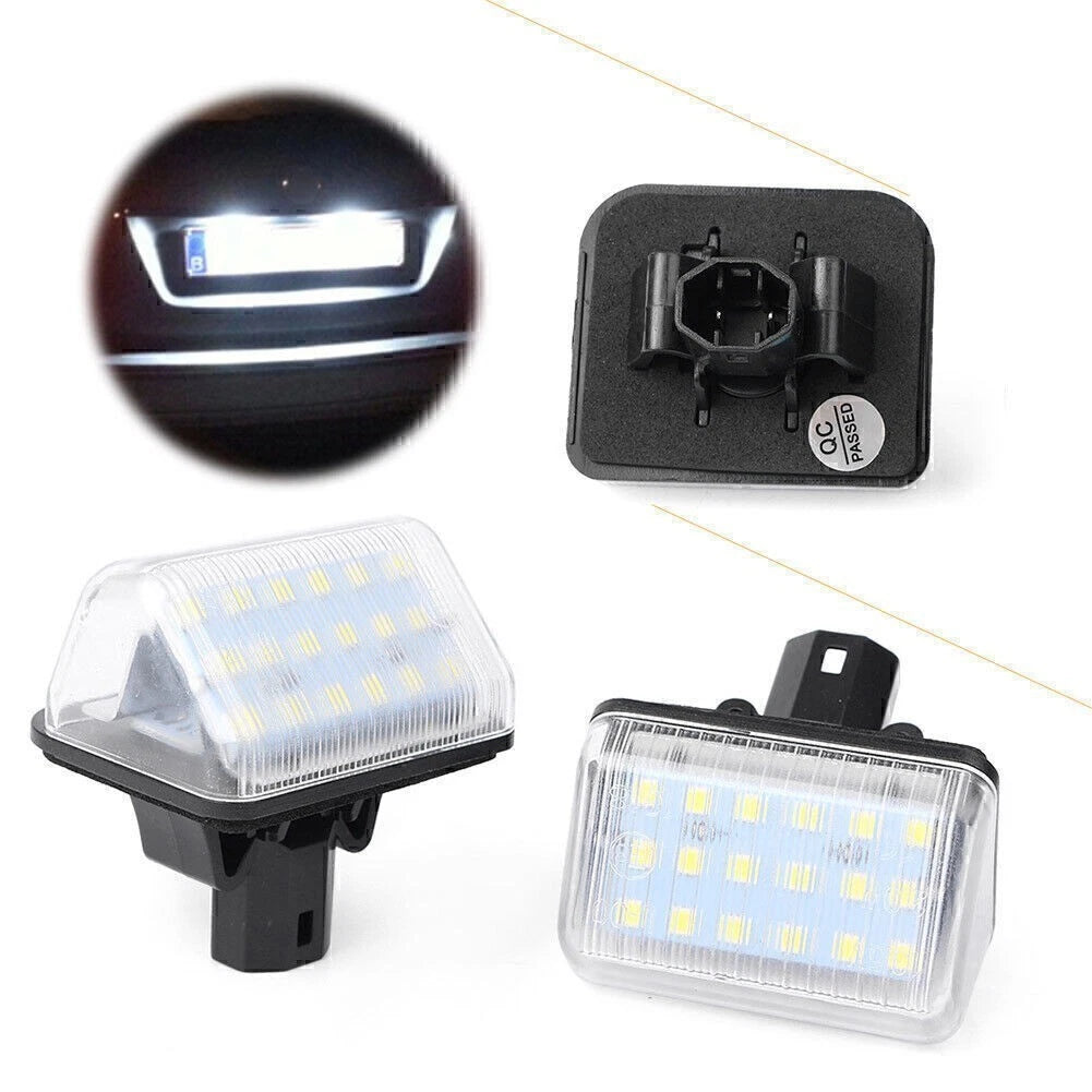 Set of 2 Rear LED License Plate Lights for Mazda CX-5 CX-7 (2012–2017)