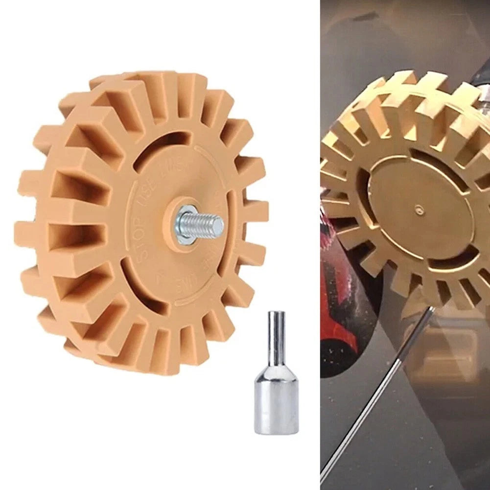 Efficient Rubber Eraser Wheel for Sticker Graphics Eradication