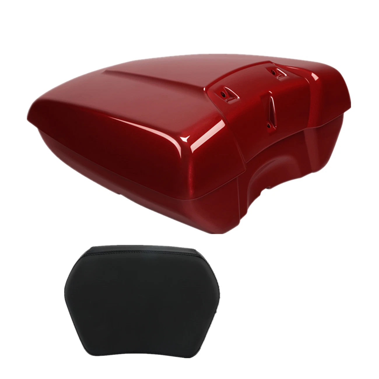 Low Profile Trunk Backrest Pad for Indian Chieftain (2014–2023) Ruby Metallic