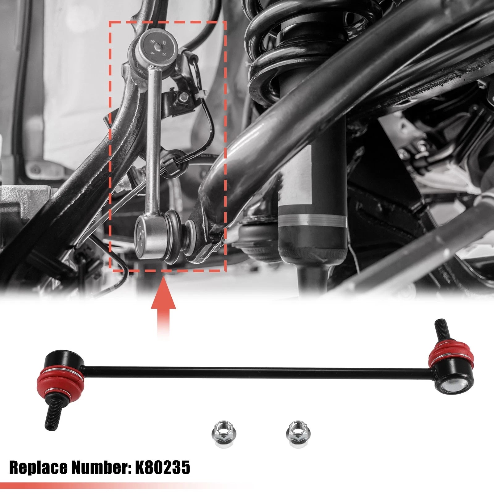 2PCS Front Stabilizer Sway Bar End Links for Mazda 3 5 for BMW 740i (2002–2005)