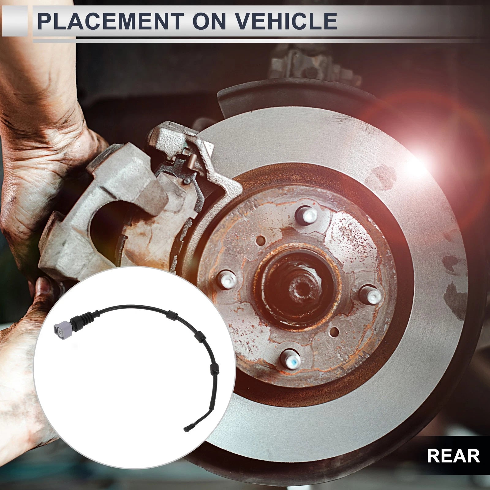 Rear Brake Pad Wear Sensor for Lexus LS400 (1993–1994)