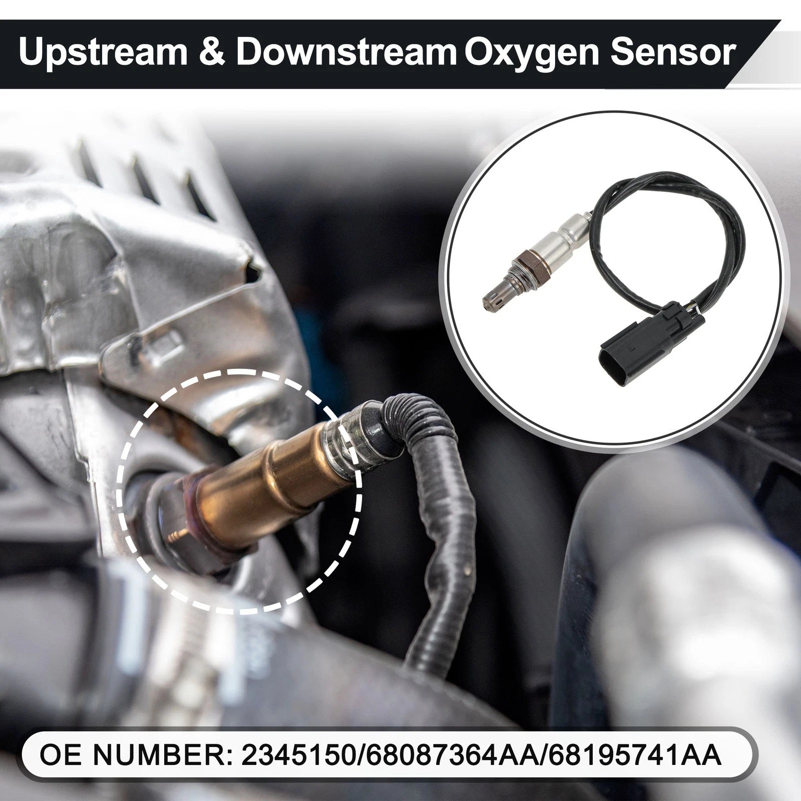 Upstream Oxygen Sensor Replacement for Dodge Dart L4 2.4L (2013–2016)
