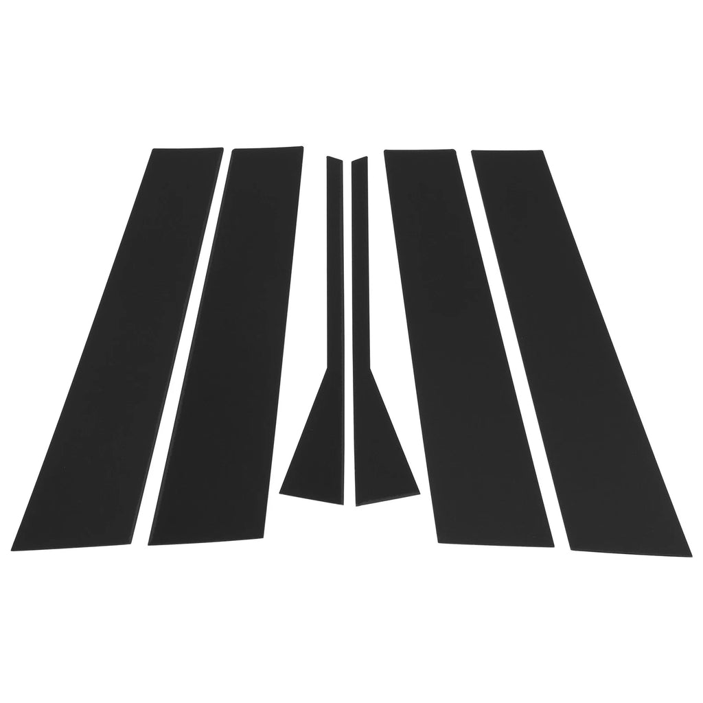 Door Pillar Window Trim Black 6 Pc Set for Audi Q2L (2018–2021)
