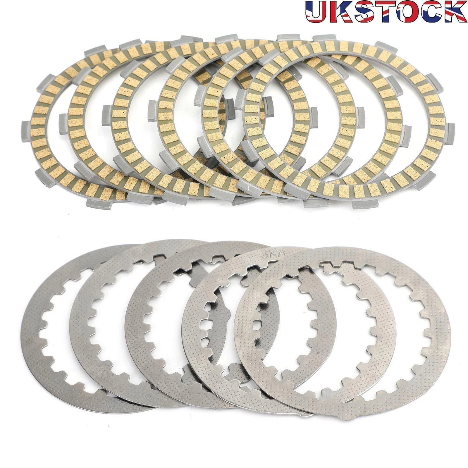 Clutch Kit Steel & Friction Plates for Yamaha TZR125 (1987–1992) T9