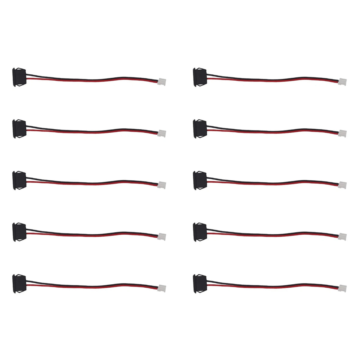 10PCS Type C Female Pigtail Cable to 2 Pin Connector for Fast Charging