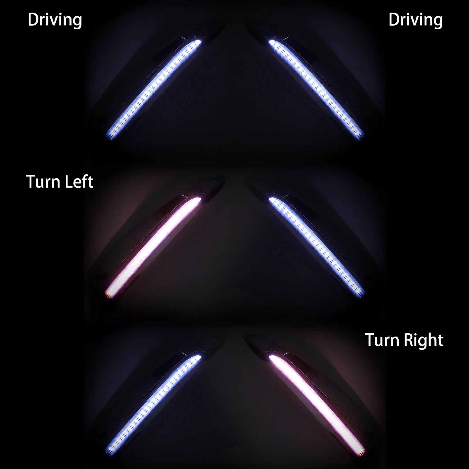 LED Front Lighted Vent Trim for Honda Goldwing GL1800 (2018–2023)