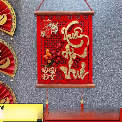 Traditional Vietnamese Couplets Pendant for Home Decoration