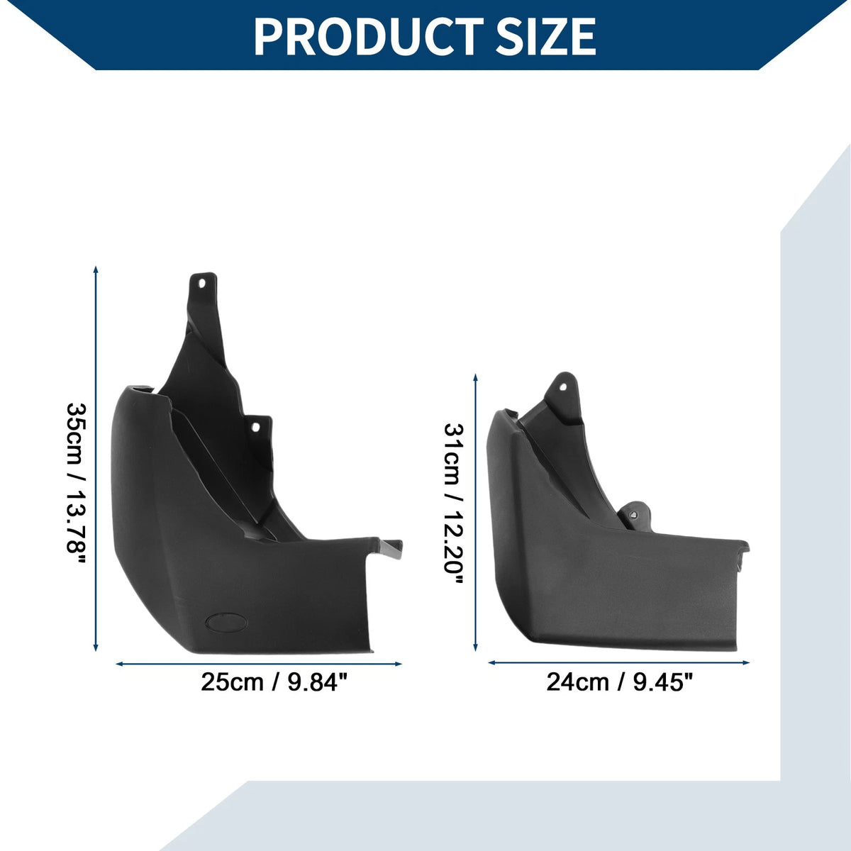 Set of 4 Mud Flaps Splash Guards for Land Rover Discovery 4 (2009–2016)