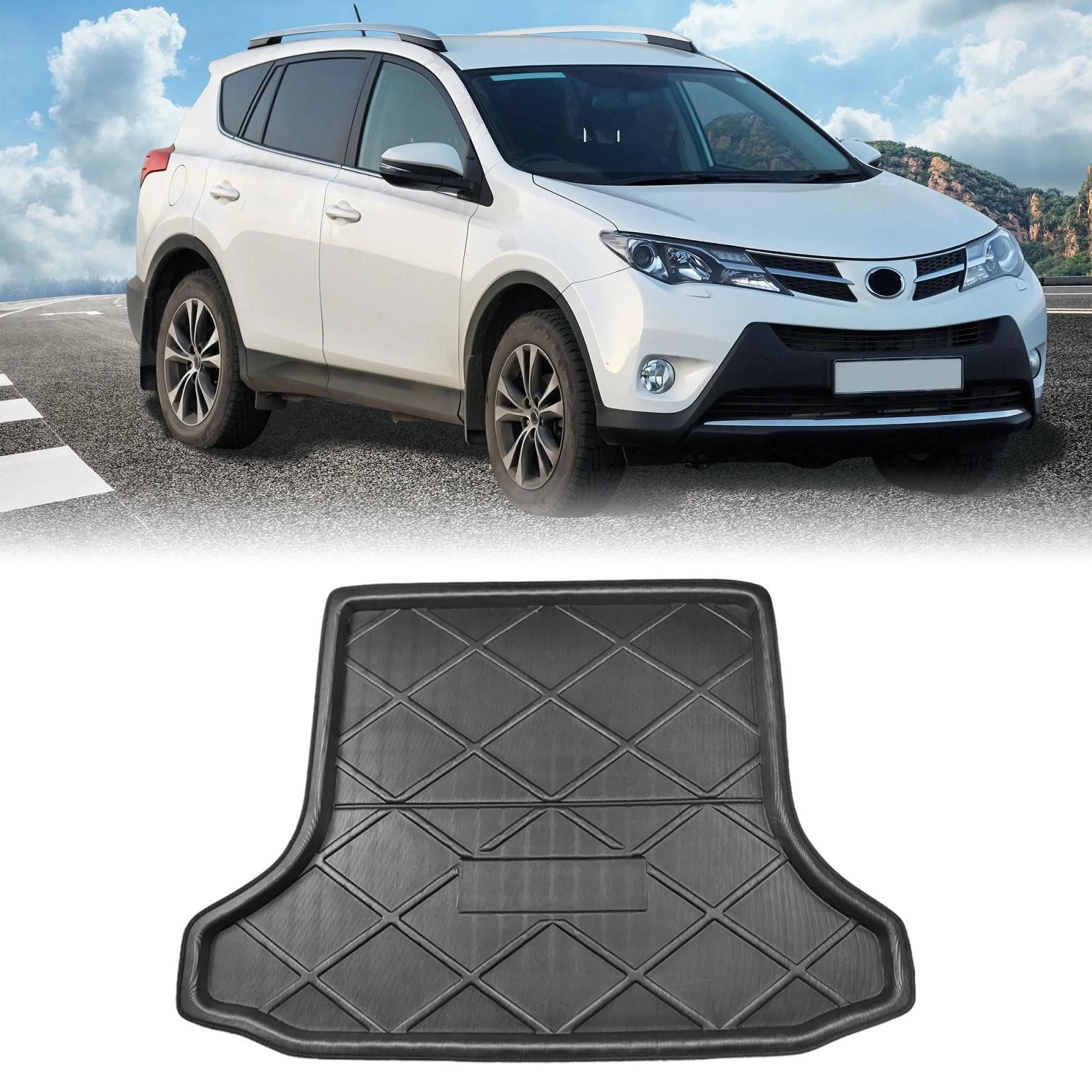 Cargo Trunk Tray Cargo Liner Rear for Toyota RAV4 (2001–2005)