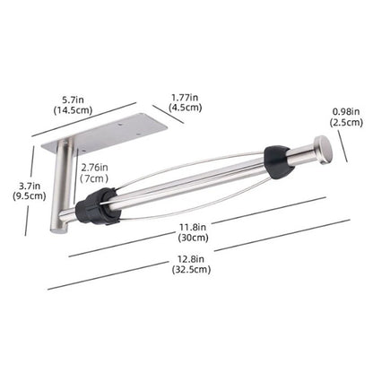 Adjustable Paper Towel Holder for Walls and Cabinets