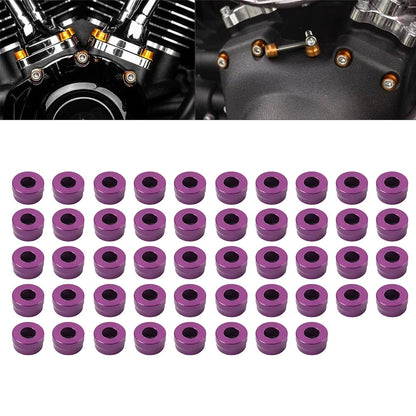 48PCS Engine Bolt Topper Caps for Harley Twin Cam Softail Dyna (2000–2017)