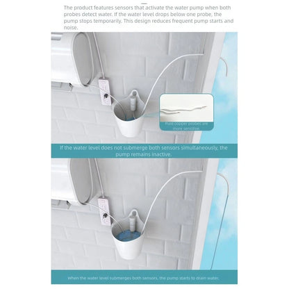 USB air conditioner drainage pump with hook and hose