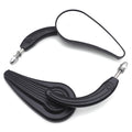 Flame Side Mirrors for Harley (1984–2014) - Black