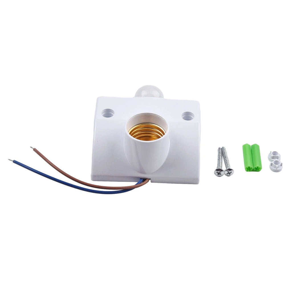 PIR Motion Sensor Light Socket for E27 Bulb (AC110-240V)
