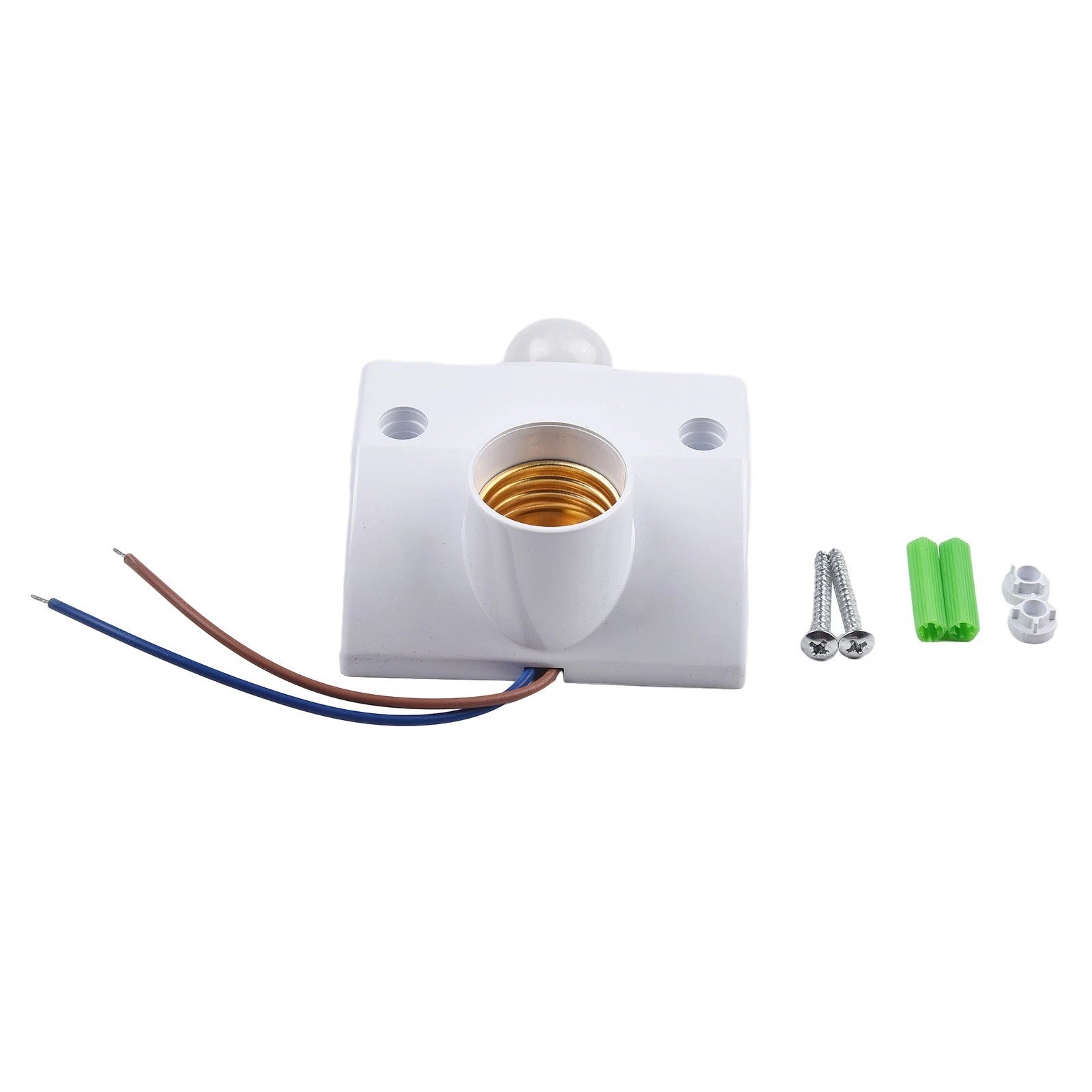 PIR Motion Sensor Light Socket for E27 Bulb (AC110-240V)