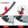 Windshield Seal Strip Moulding for - Black Rubber