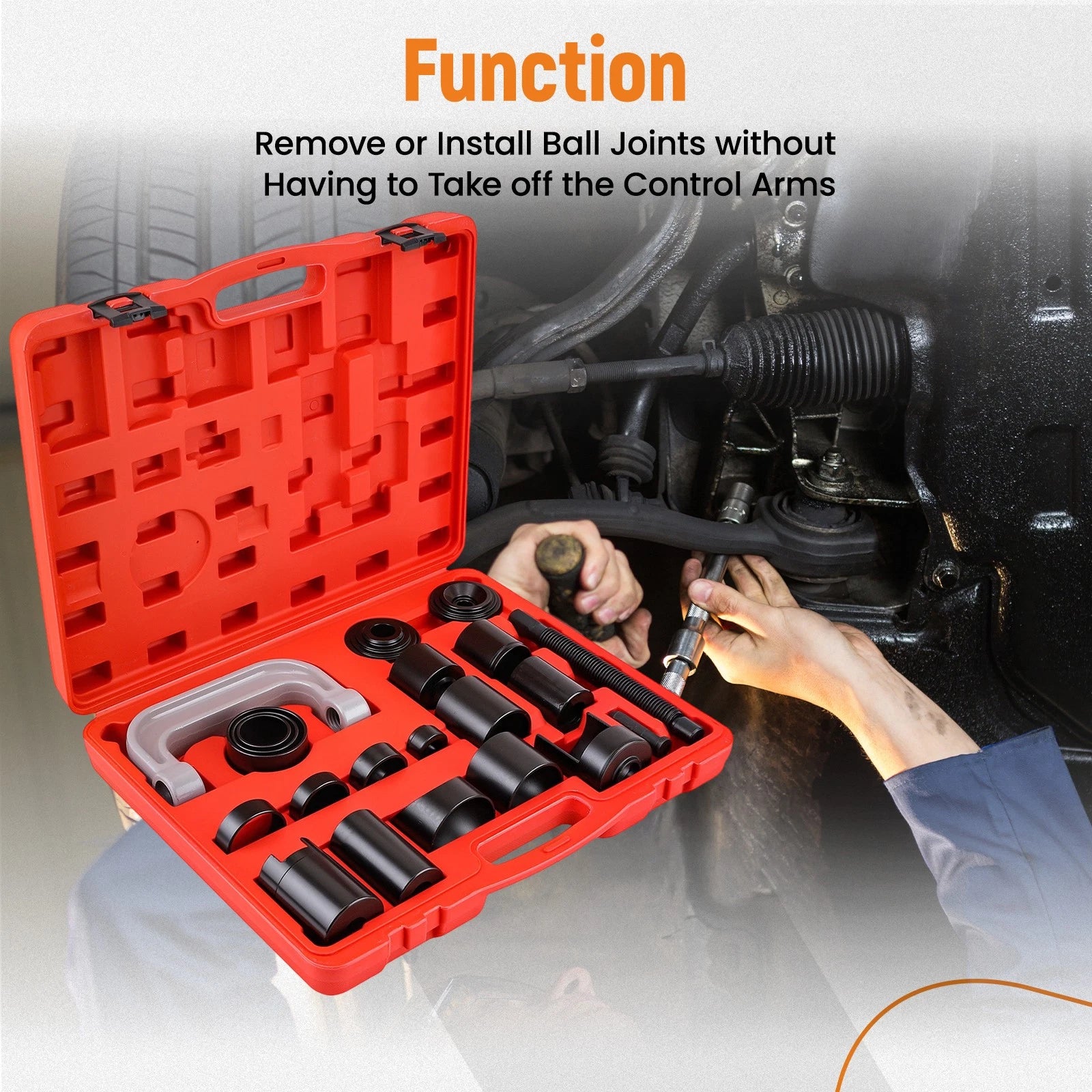 21pc Ball Joint Press Kit for Auto (Universal)