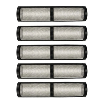 5 Pack Stainless Steel Airless Spray Filters 60 Mesh Replacement