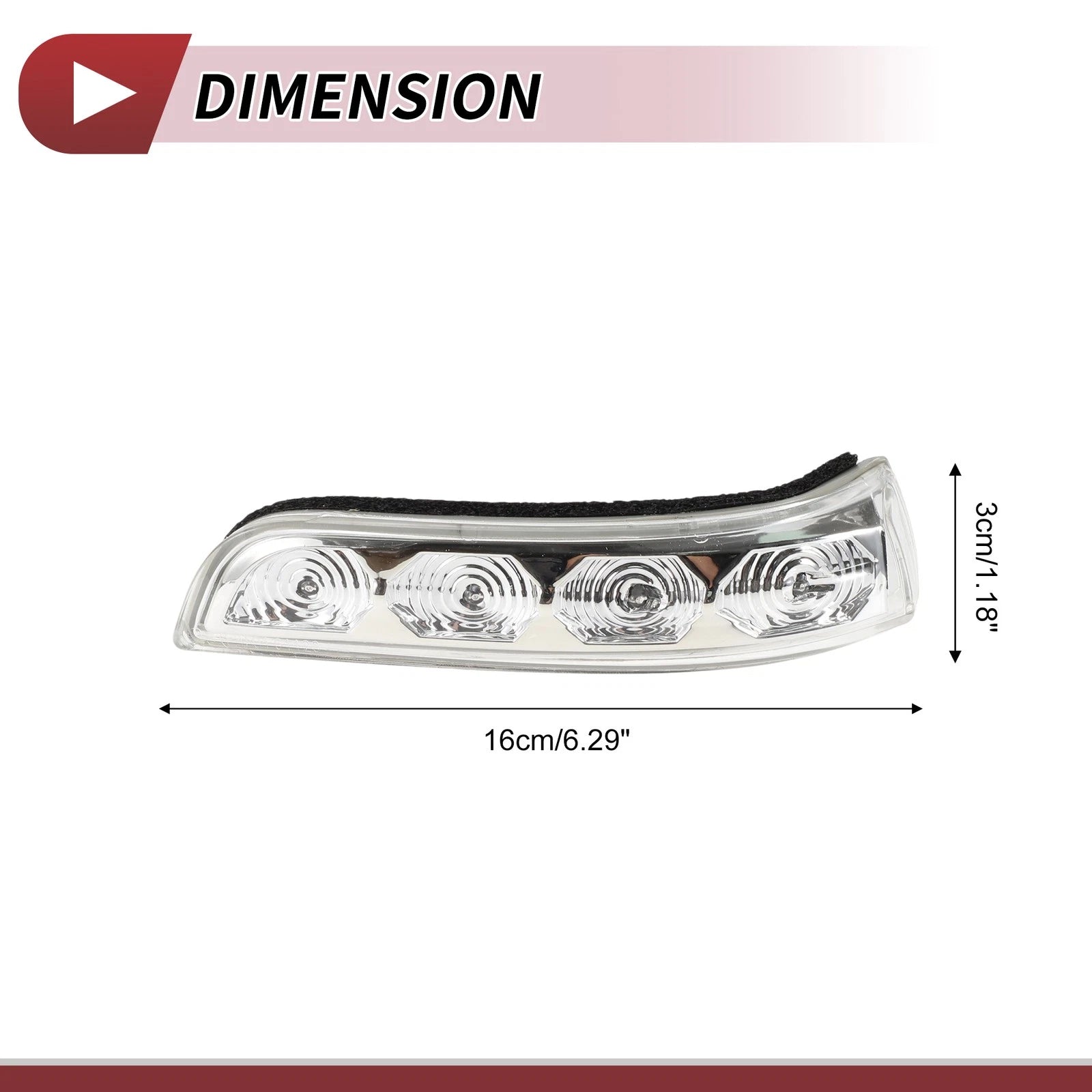 Turn Signal Mirror Light Replacement for Hyundai I30 2009–2012 Left LED