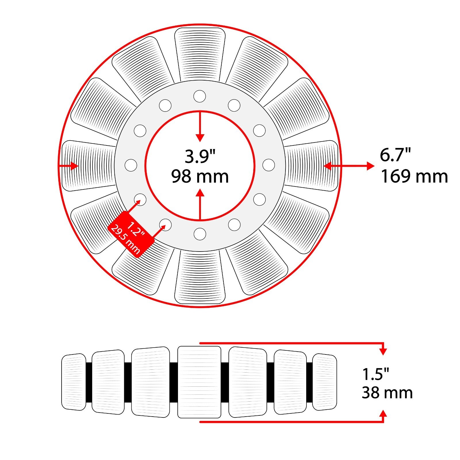 Stator Assembly for Mercury Mariner Outboard 135 175 HP (2000–2001)