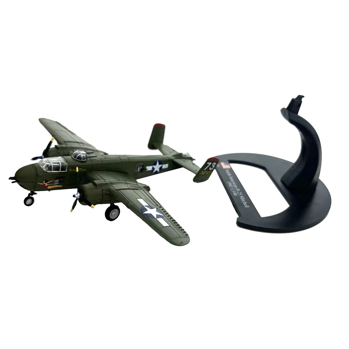 B-25 Mitchell 1:144 Scale Diecast Model Display Piece for USAAF (1940–1945)