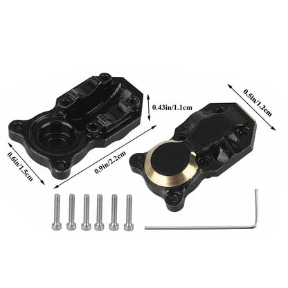Brass Front/Rear Axle Diff Housing Cover for Axial SCX24 (90081)