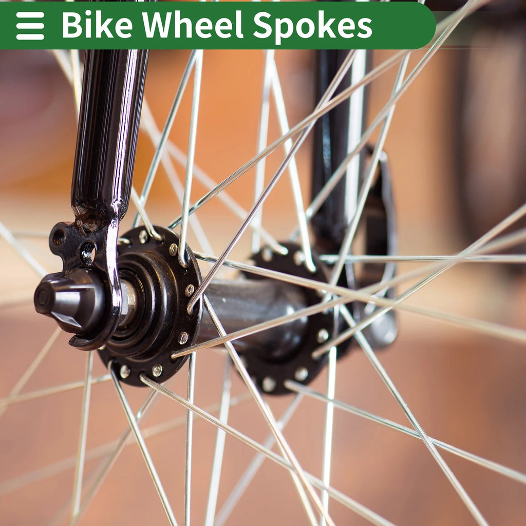 Bicycle Spokes Nipple Set 191mm Carbon Steel for Universal (All Makes)