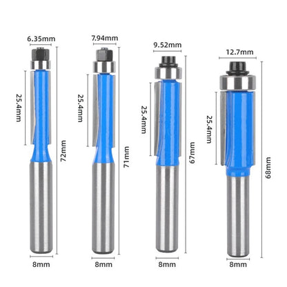 8mm Shank Milling Cutter Flush Trim Router Bit for Woodworking