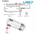 4X LED Underglow Lights for Universal Vehicles (Bluetooth, Remote Control)
