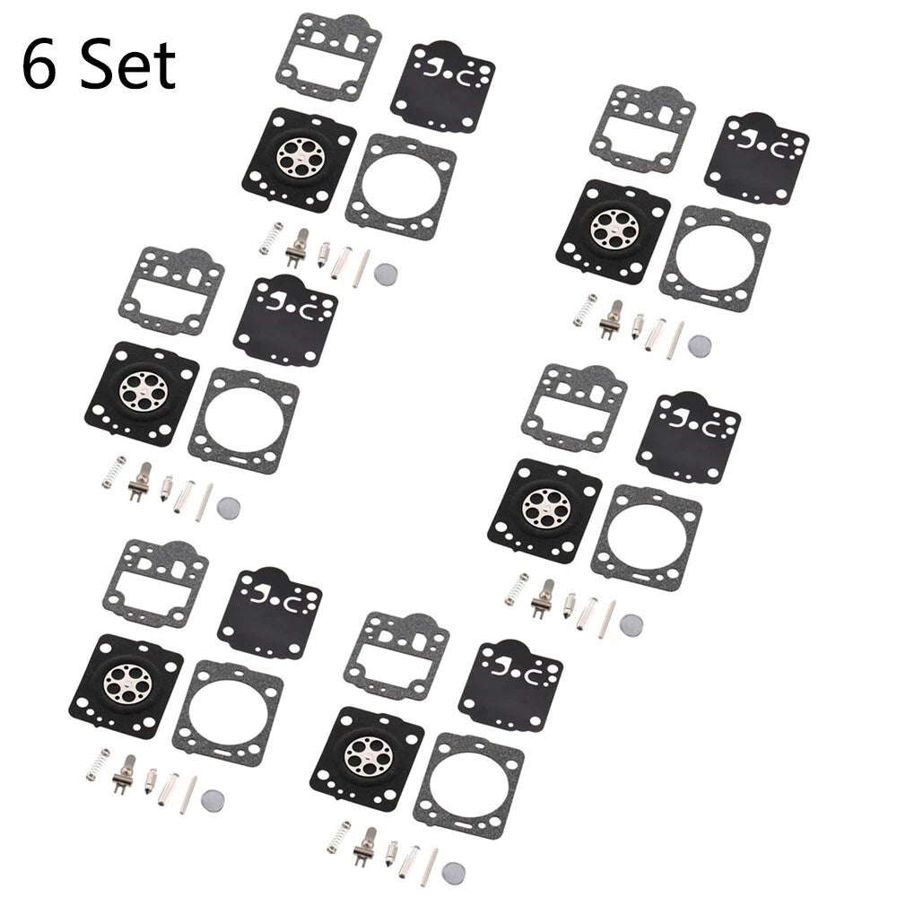 Set of 6 Carburetor Diaphragm Gasket Kit for Husqvarna 235 236 240 435 (N/A)