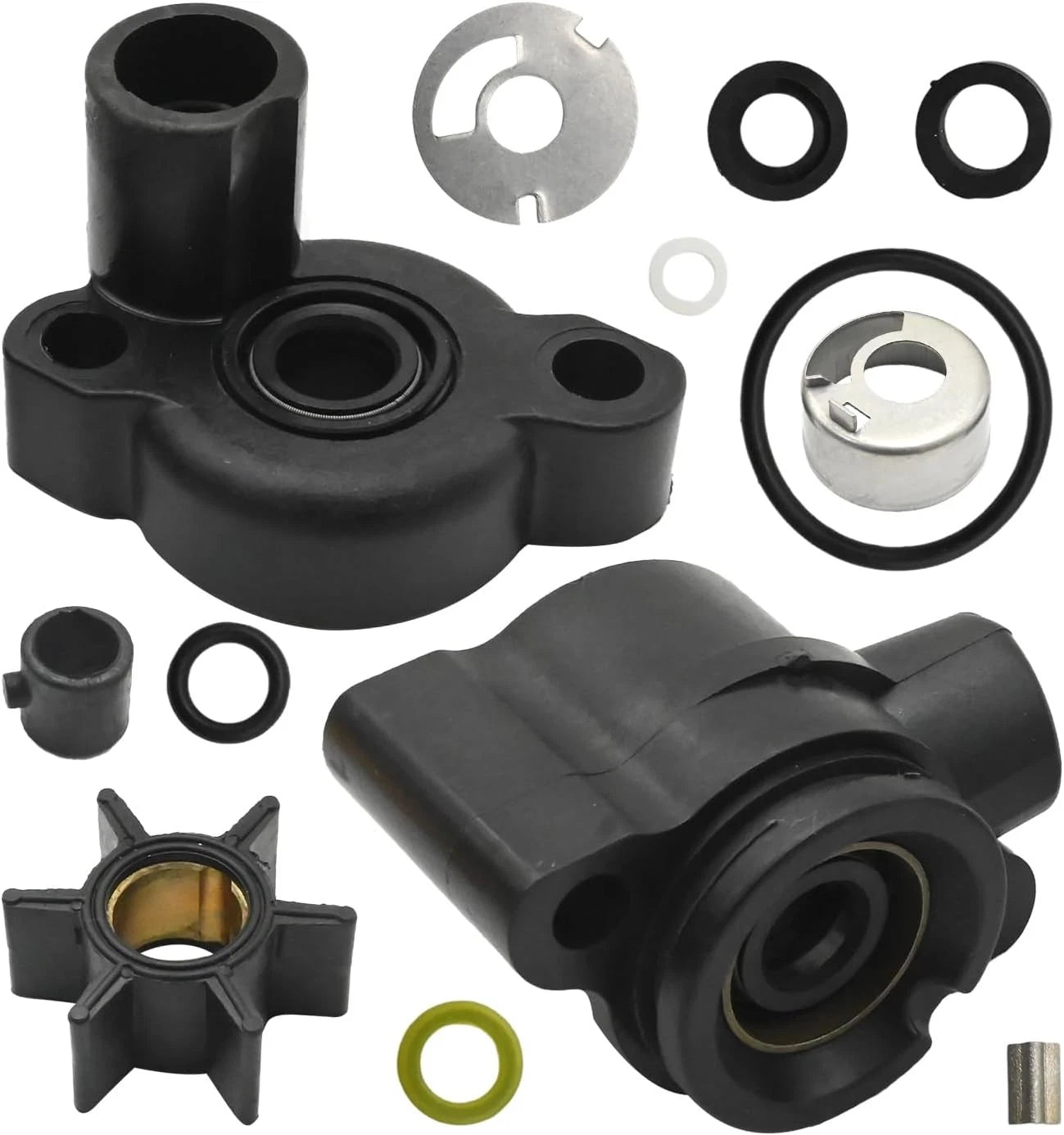 Water Pump Impeller Kit 46-70941A3 for Mercury 4 4.5 7.5 9.8 hp & Model 110