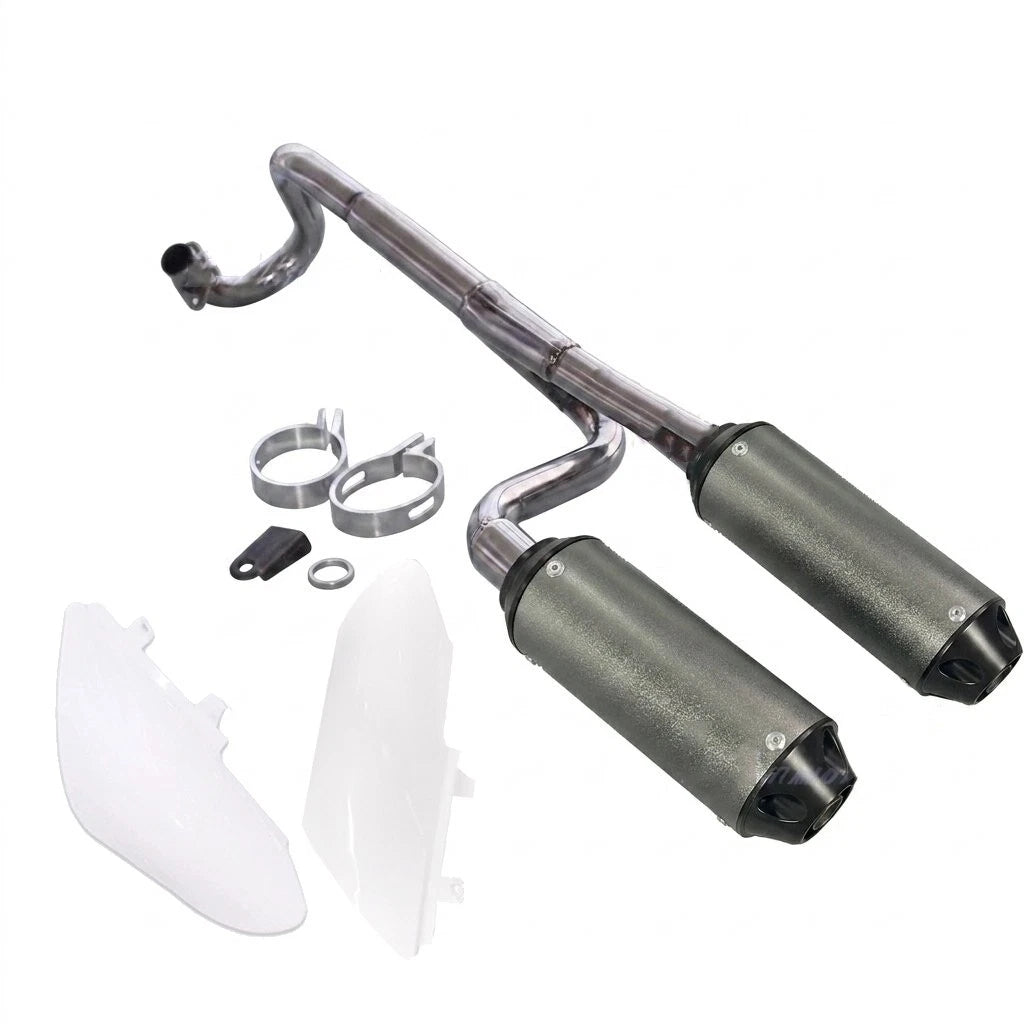 Dual Exhaust Muffler for Atomik CRF50 (2000–2023)