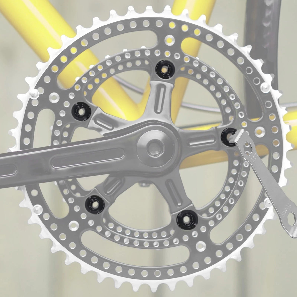 Single Chainwheel Bolt Set for DIY Bicycle Projects