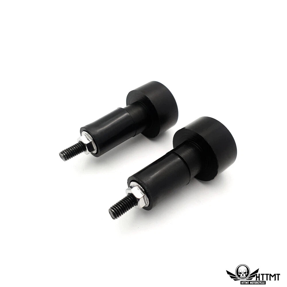 2X Handle Bar End Plug Grip Caps for Motorcycle (22mm)