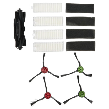 Set of 3 Side Brushes & Filter & Roll Brush for Lubluelu SG60 Robot Vacuum