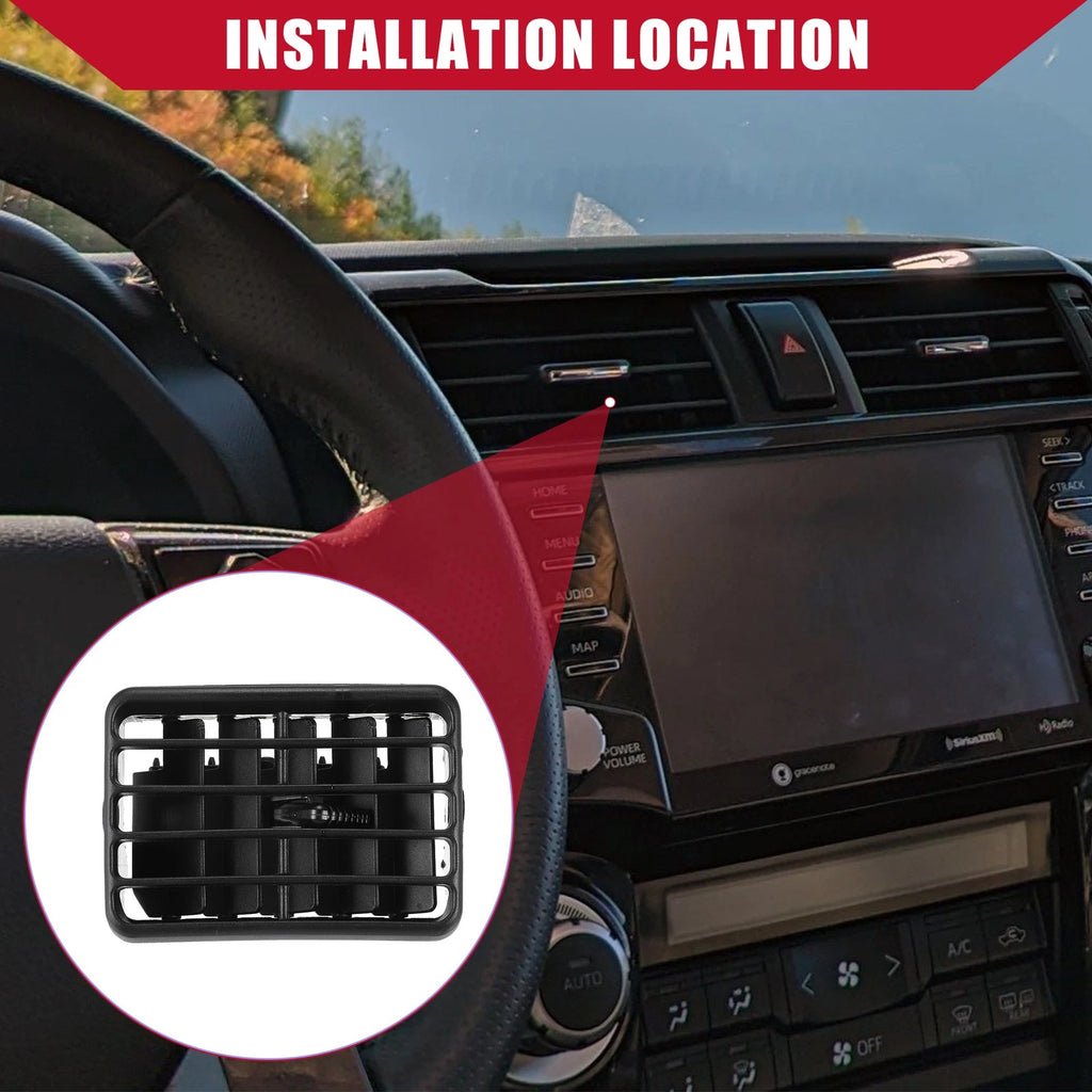 Center Dash AC Air Vent Panels Replacement for Toyota 4Runner (2003–2009)