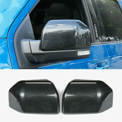 Carbon Fiber Mirror Covers for Ford F-150 (2015–2020)
