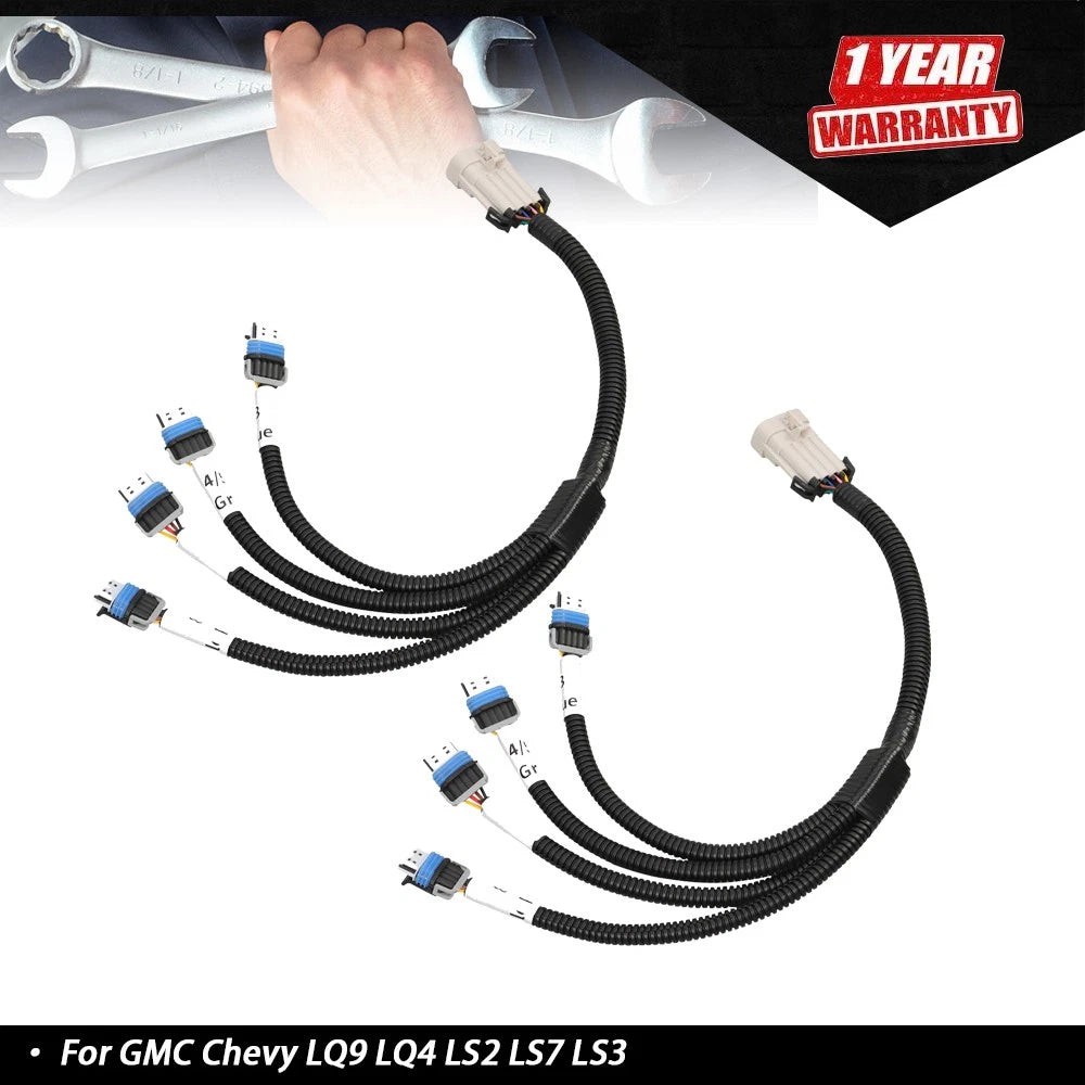 2X Ignition Coil Wire Harness for GMC Chevy LQ9 LQ4 LS2 LS7 LS3 (DAC044)
