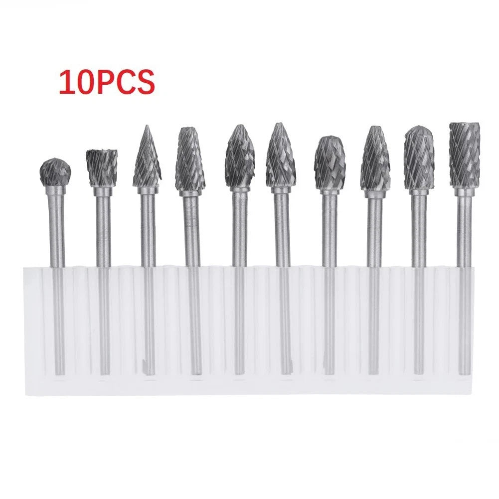 Rotary Burr Carving Bit 45-50mm 6mm Double Cut for Automotive Applications