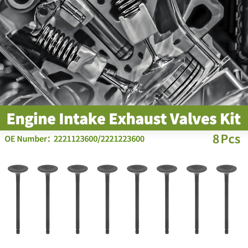 Engine Intake Exhaust Valves Kit Replacement for Hyundai Elantra 2.0 (2012–2018)