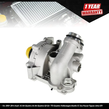 Water Pump 06H121026AF for Audi A4 A3 VW TT Tiguan Jetta Golf (2007–2015)