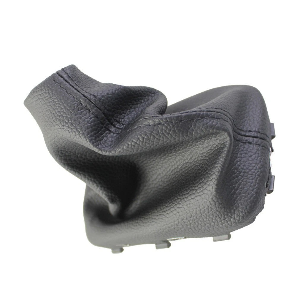 Black Leather-Effect Gear Shift Knob Cover for Kia Forte Koup (2010–2013)